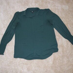 Express Dark Green Blouse